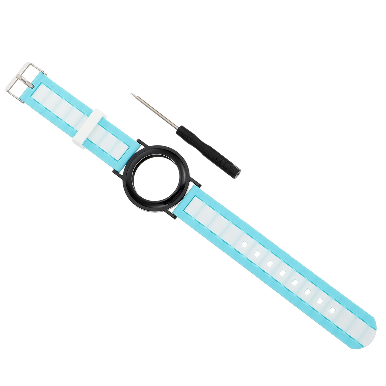 

s Silicone Watch Band for Sweat Proof Scratch Resistant Soft Skin Friendly Wristband Strap Air Tag Bracelet Smart