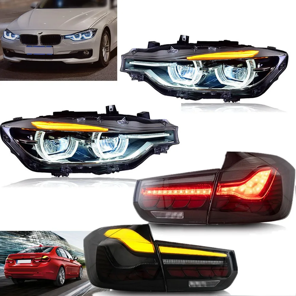 

Car Led Headlights With Rear Led Tail Lights Assembly For BMW F30 F35 3 Series 318 320 325 330 Accessories 2013-2018