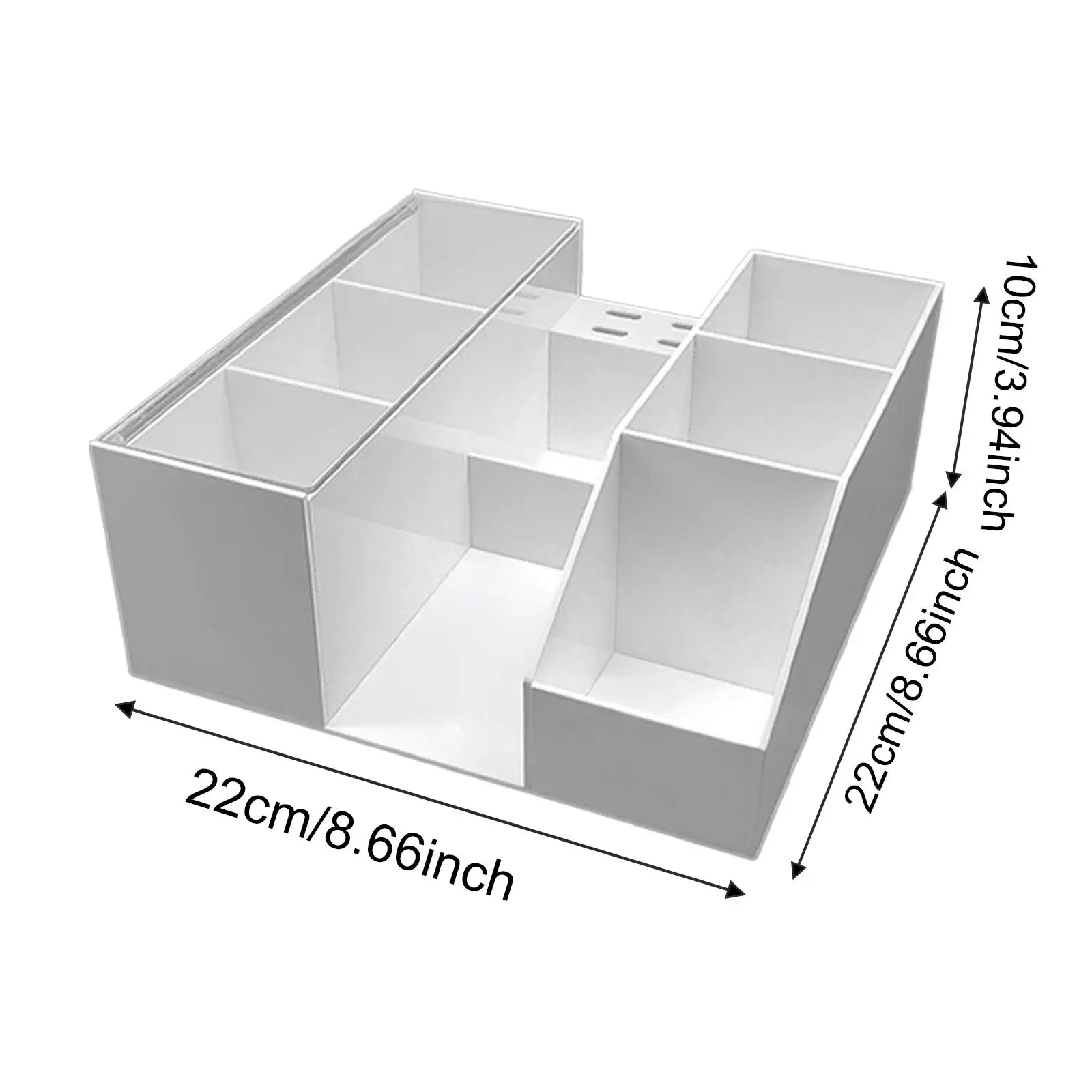 6分割まつげエクステオーガナイザー大容量ディスプレイメイクアップオーガナイザーピンセット用メイクアップアクセサリーまつげ用品