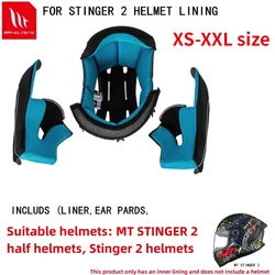Helmets Lining Suitable for MT STINGER 2 and Thor 3 Helmet Replacement Lining Including Ear Lining Motociclista Accesorios