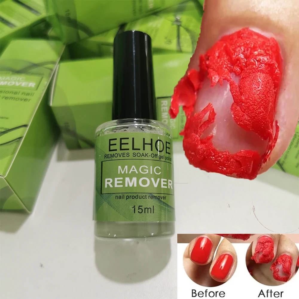 

15 мл/бутылка, профессиональный лак для ногтей, быстрое средство для снятия лака, легкое и безопасное средство для снятия геля для ногтей, мягкое удаление УФ-геля BurstLiquid