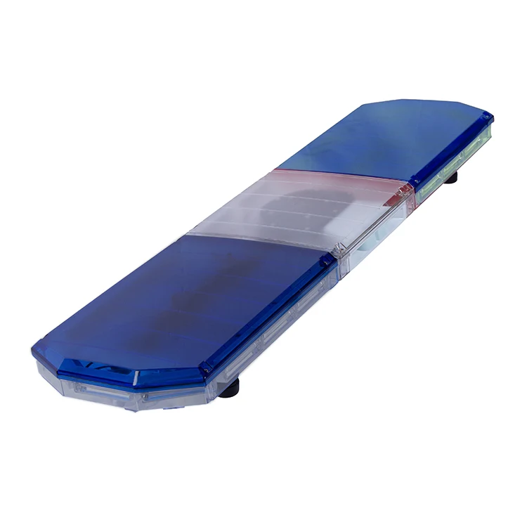 DC12V سقف علوي سيارة إسعاف أزرق تحذير ضوء بار أضواء تحذير السيارة مع إنذار