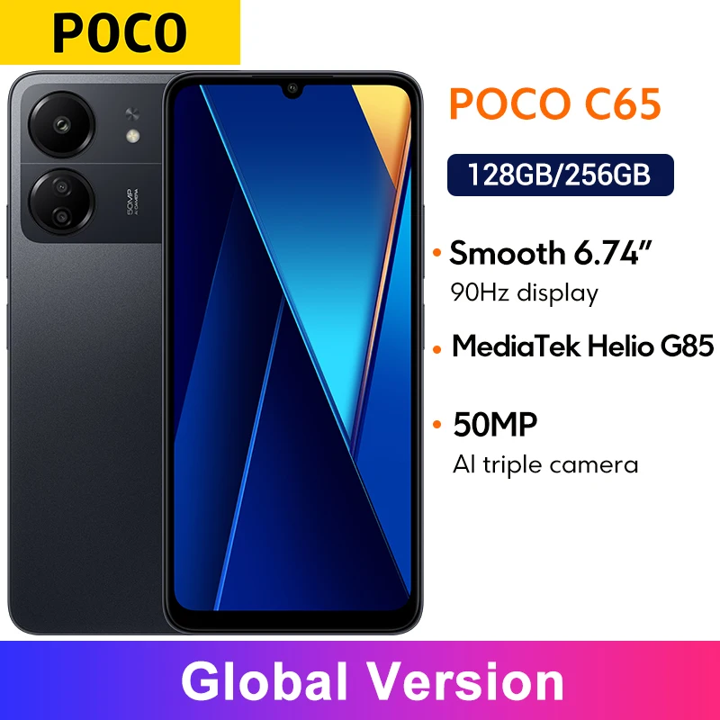 POCO C65 Global Version MediaTek Helio G85 6.74