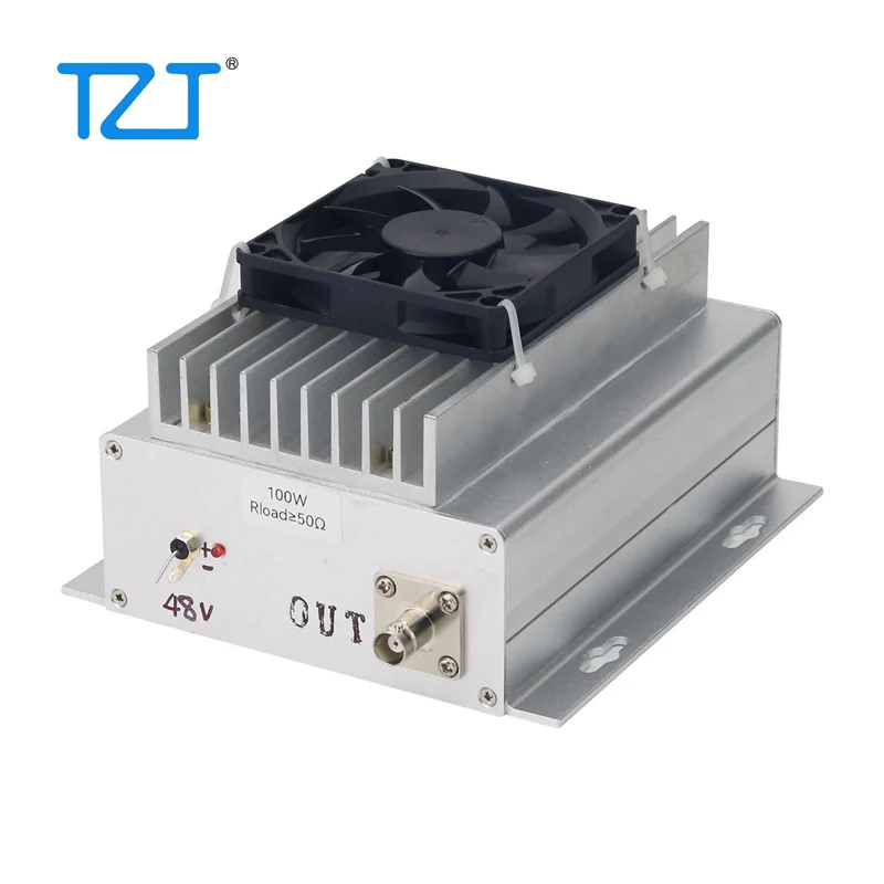 TZT 100W Wideband Linear Power Amplifier 100kHz-3MHz Low Distortion High Frequency Amplifier for Longwave And Mid-wave Applic