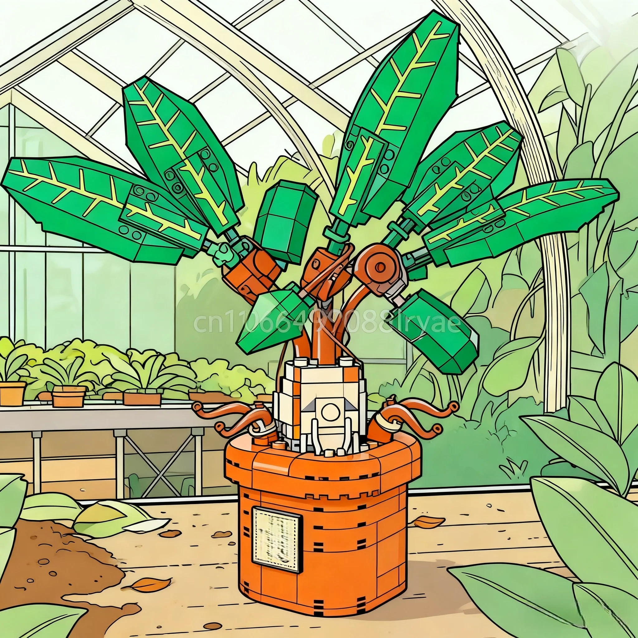 

Строительные блоки Mandrake бонсай, популярная серия фильмов 2025 года, коллекция украшений или подарок друзьям.