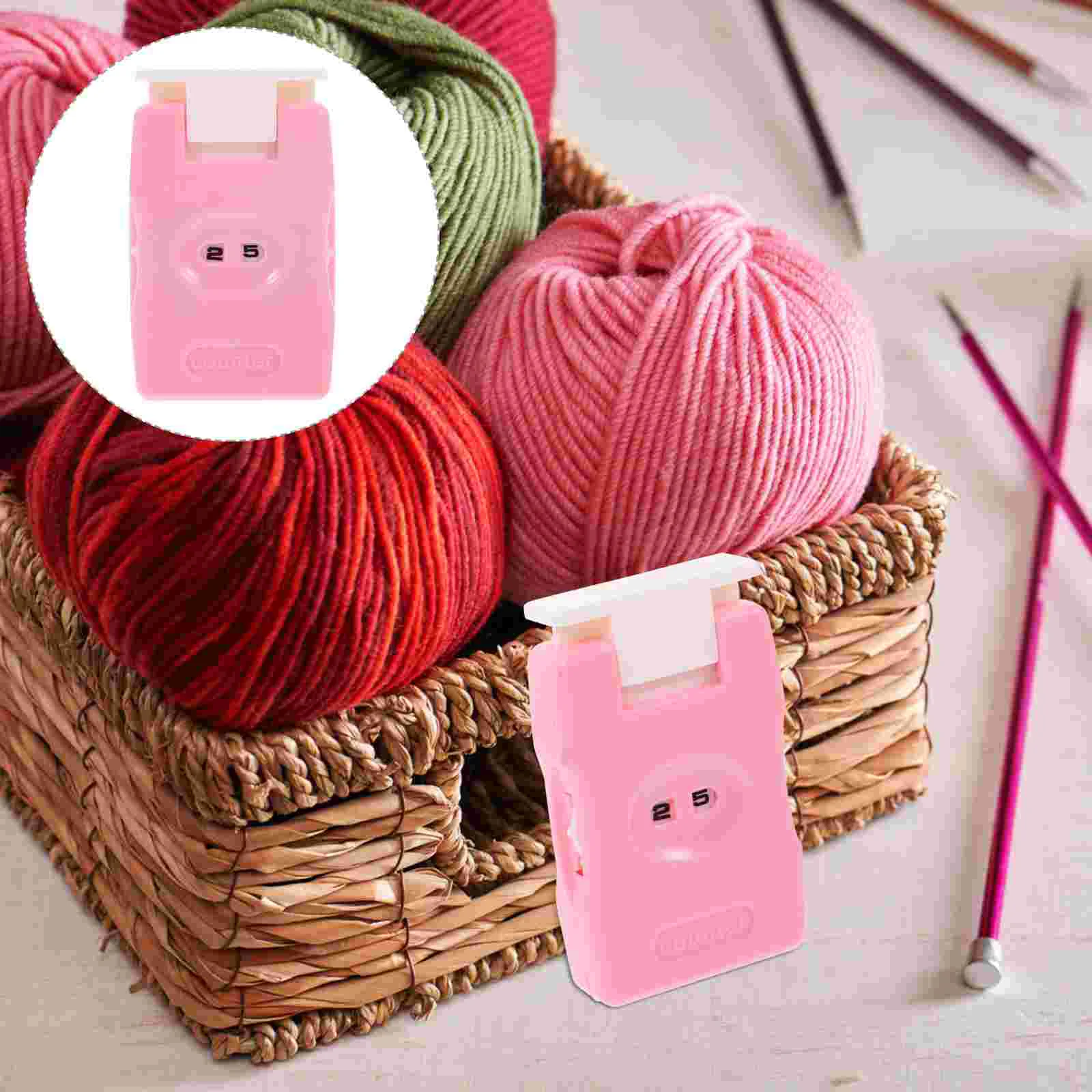 Manual Counter Knitting Tool Lightweight Portable Buttons Row Crocheting Stitch Tracker Quality Handwork Aid Sewing