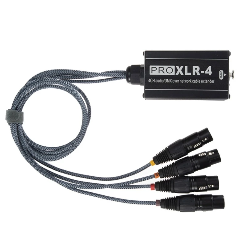 Cavo Snake a 4 canali da 3 pin a cavo Ethercon con Snake rete Cat5