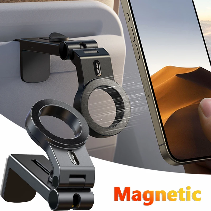 Strong Magnetic Mobile Phone Holders for Magsafe Airplane Phone Stands Magnetic Phone Mount with Clamp for IPhone 15 Pro 14 13