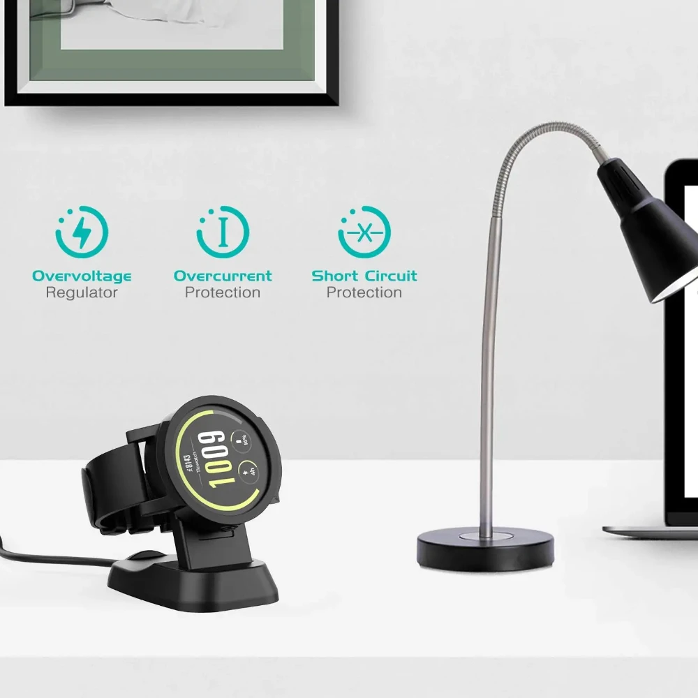 Зарядная док-станция для Ticwatch S/E, сменная зарядная подставка, адаптер, держатель с USB-кабелем для Ticwatch S/E Watch