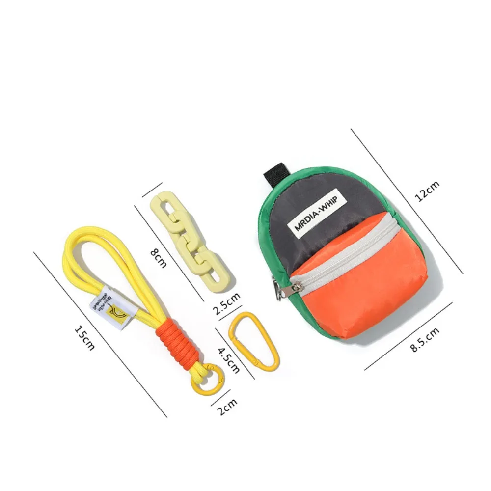 Kawaii Zipper Coin Purse Macaron Color Mini Wallet Pouch Portable Key Chain Earphone Bag Sports