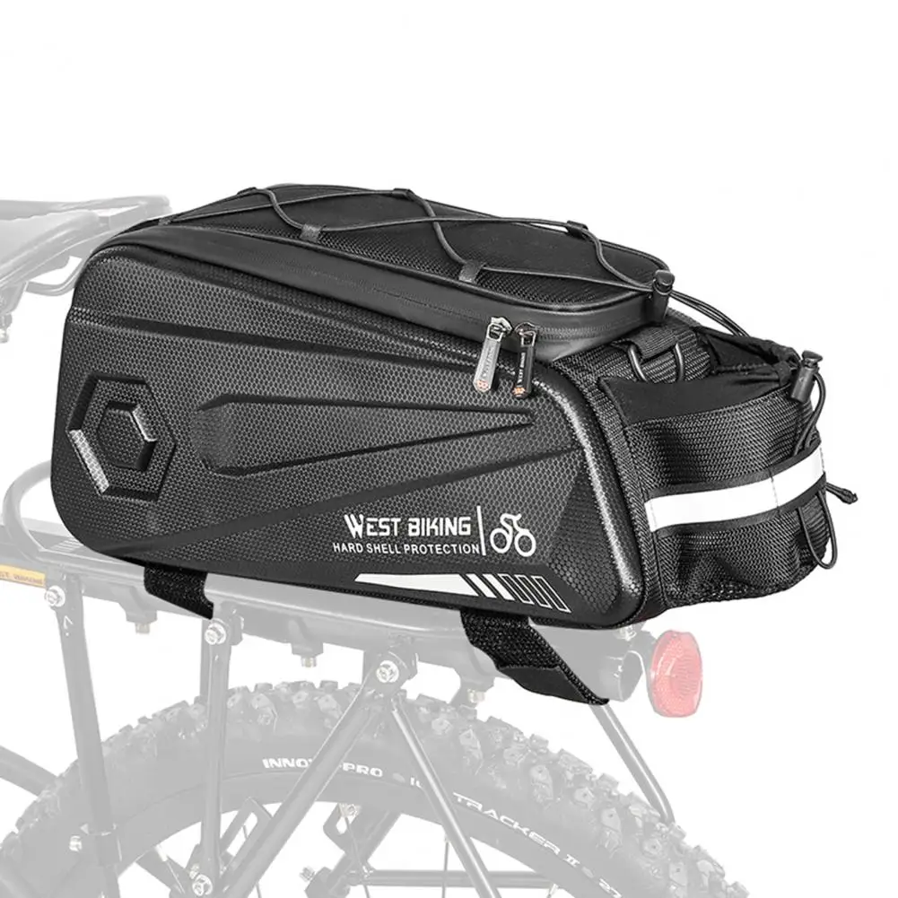 High Quality Rear Seat Bag Easy To Install EVA Corrosion Resistant Rear Seat Bag  Bike Trunk Bag    Bike Trunk Bag