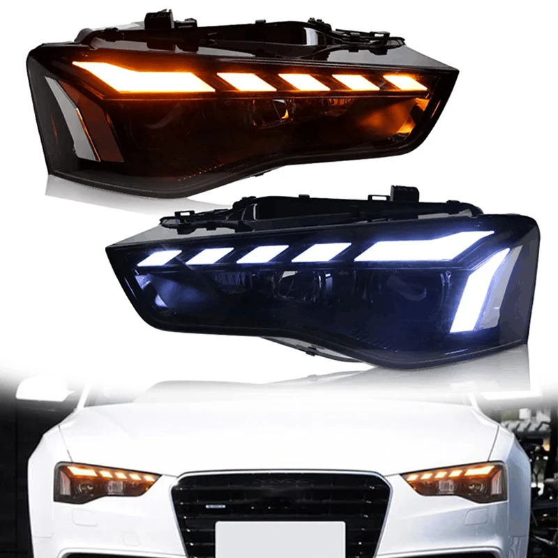 Car Front Lights For Audi A5 2012-2016 A5L S5 LED Headlight Assembly Upgrade RS5 Styling Dynamic Signal LHD RHD Accessories