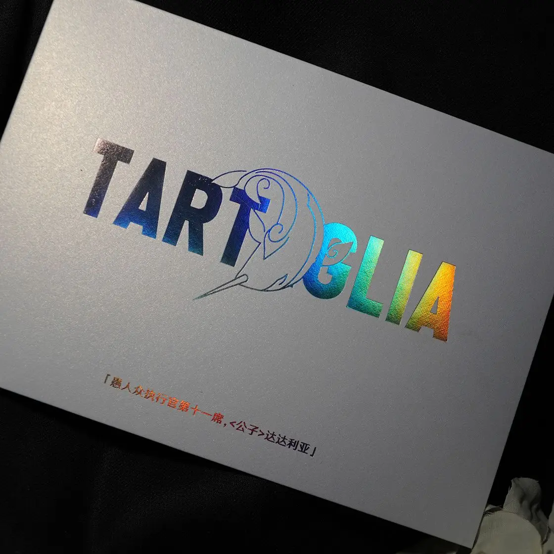 

Laser Holographic Letter Paper Set, High-Quality Anime Game Fan Merch, Convention Giveaway Gift for Collectors