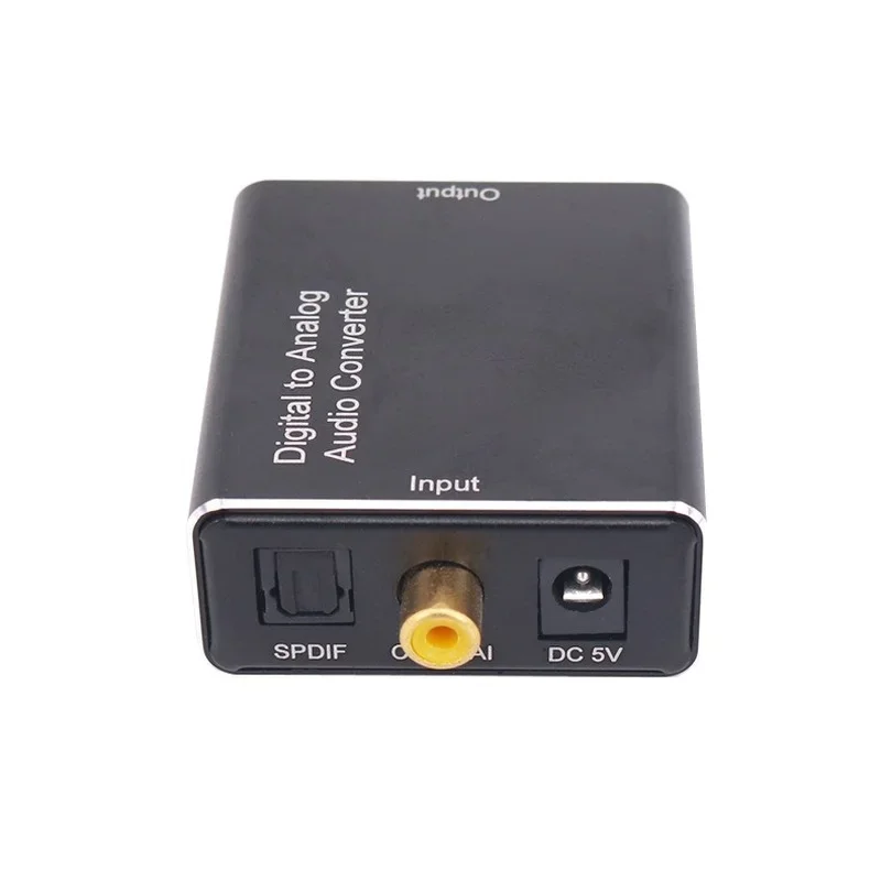 3.5Mm Digitaal Naar Analoog Audio Converter Versterker Decoder Optische Vezel Coaxiaal Signaal Naar Analoge Stereo Audio Adapter