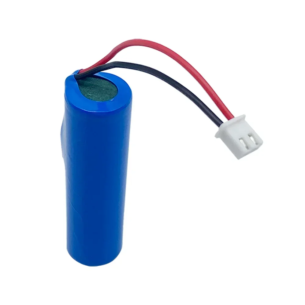 3.7V lithium ion rechargeable battery 18650 with replacement socket emergency lighting xh2.54 line