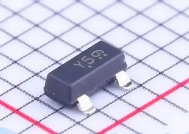(100 قطعة) SOT-23 BZX84 16 فولت SMD صمام ثنائي ثابت للجهد (وضع علامة Y5.)