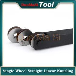 Single wheel ruled Knurling Tool Kit 3pcs 0.5mm 1mm 2mm Wheel Linear Pitch Knurl Set Steel Lathe Cutter Wheel Knurling Tool Set