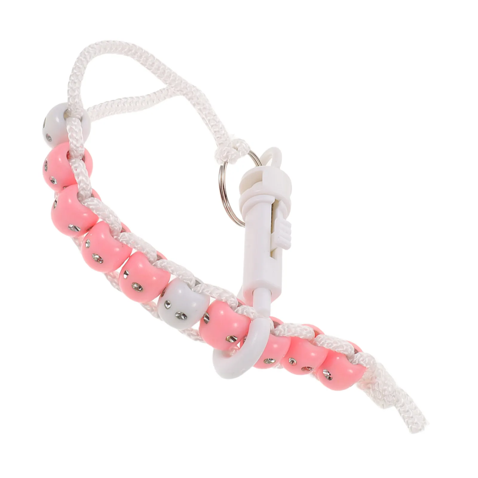 1 Paquete de Pulsera Contadora de Golpes de Golf con Cuentas Brillantes y Nudo de Diamantes de Imitación para Mujer, Contador de Golpes Portátil de Mano