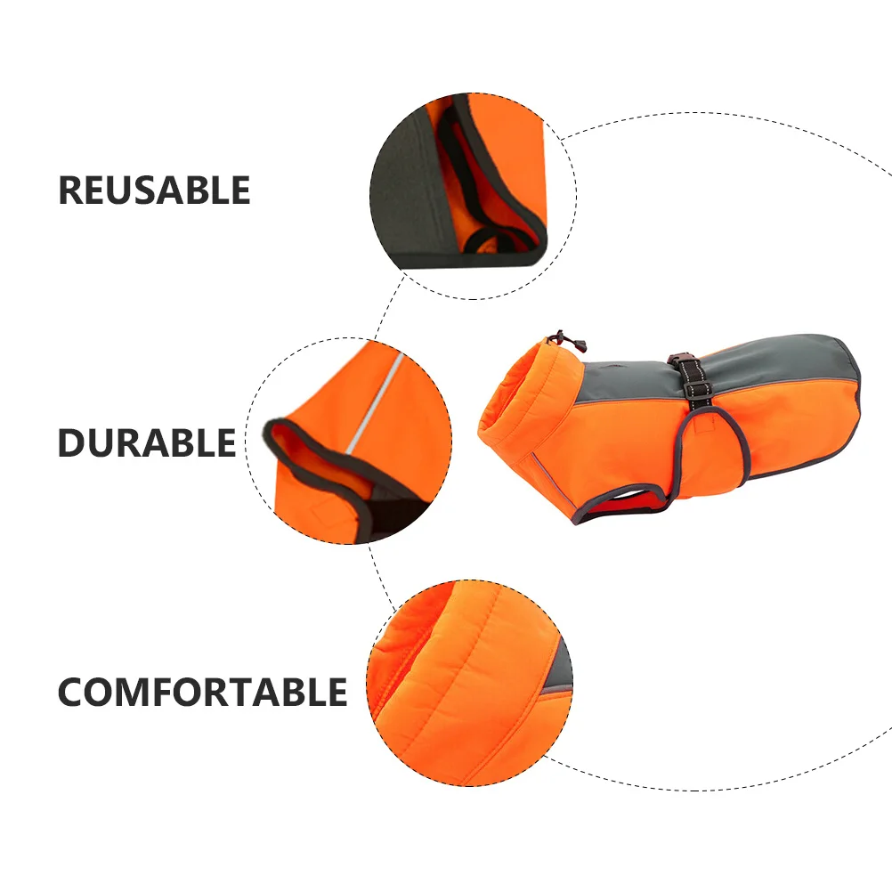 

1Pcs Dog Jacket Personalized Windproof Pet Supplies for Winter Season Party Outdoor Walking Clothes Raincoat
