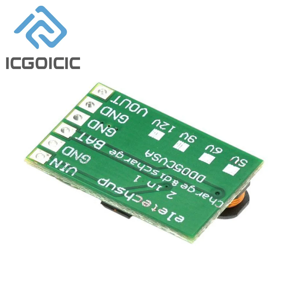 DD05CVSA 3.7 فولت إلى 5 فولت 6 فولت 9 فولت 12 فولت دفعة وحدة محول DC-DC خطوة المتابعة الناتج لبطارية ليثيوم الطاقة الشمسية #5