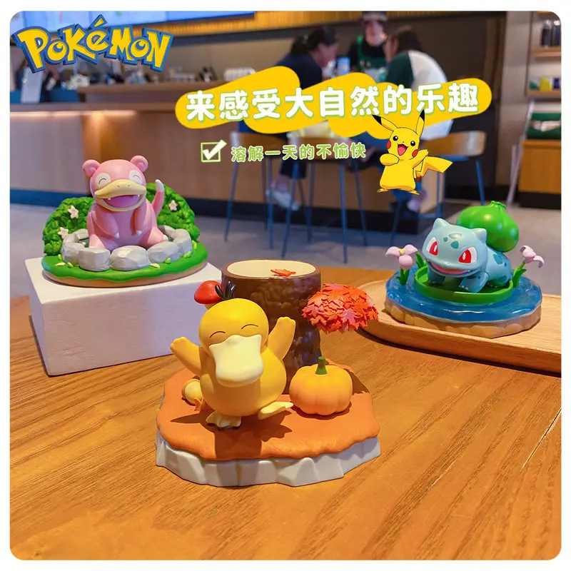 2025년 신제품 반다이 공식 데스크탑 장식 귀여운 자동차 액세서리 창의적인 홈 오피스 장식 수집용 장난감 피규어