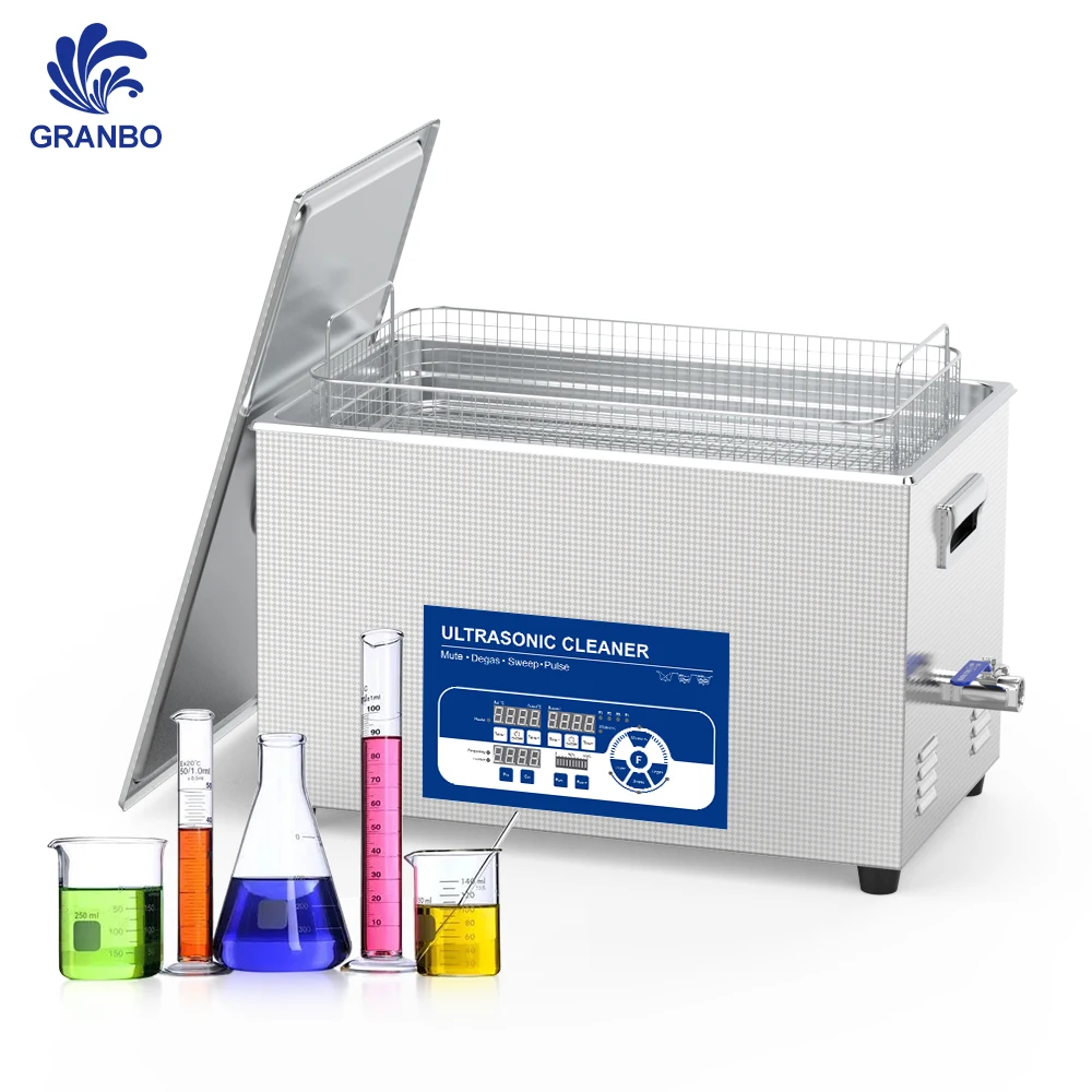 High-Efficiency Multifrequency 28/40/80/120KHz Ultrasonic Cleaner for Laboratories 22L 800W Powerful Cleaning Force