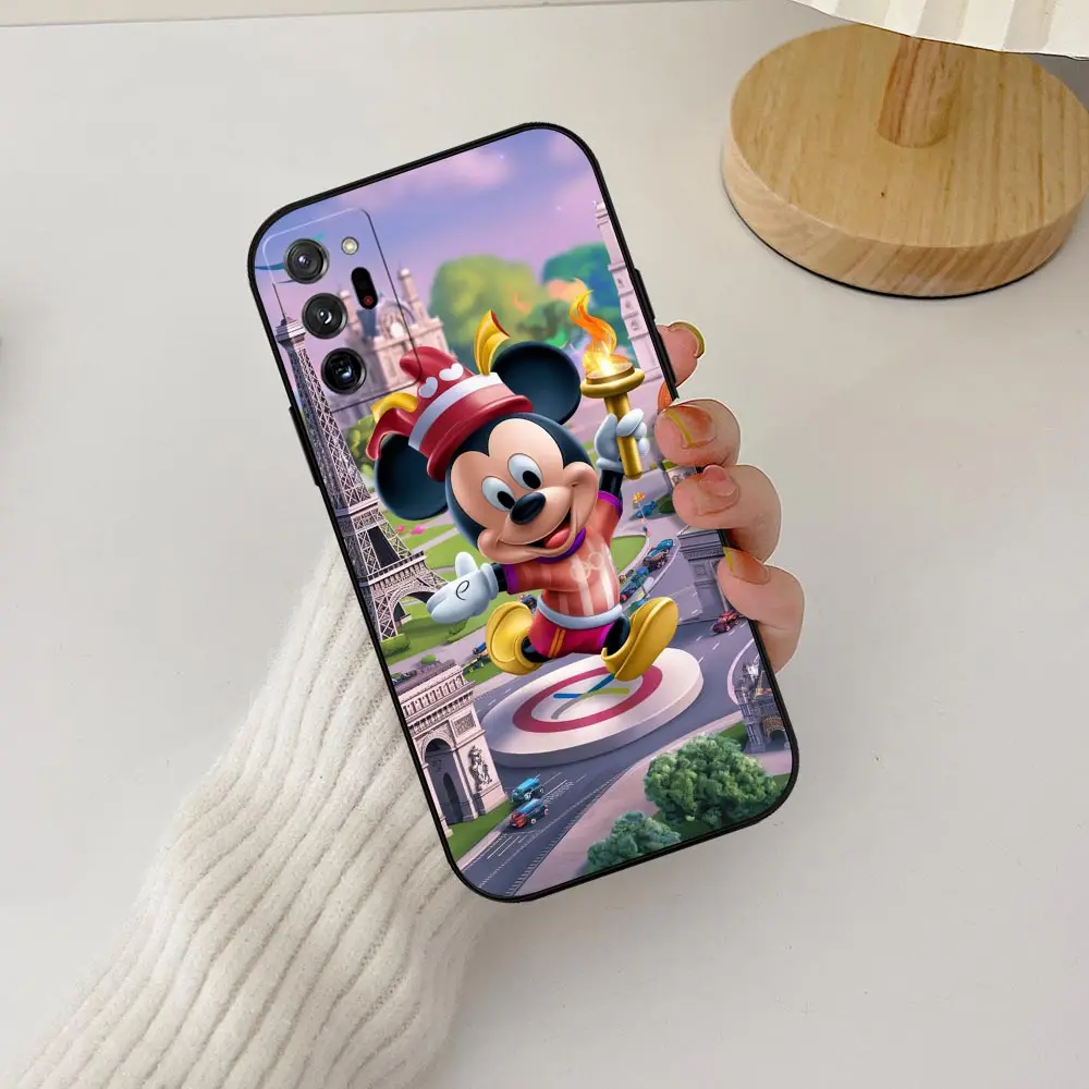 Caso bonito de Disney Mickey Mouse para Samsung Galaxy, Tampa do telefone, Galaxy Note 20, 10 Ultra, Pro Plus, M62, M51, M33, A15, A14, A13, A12, A06, A05S, a04