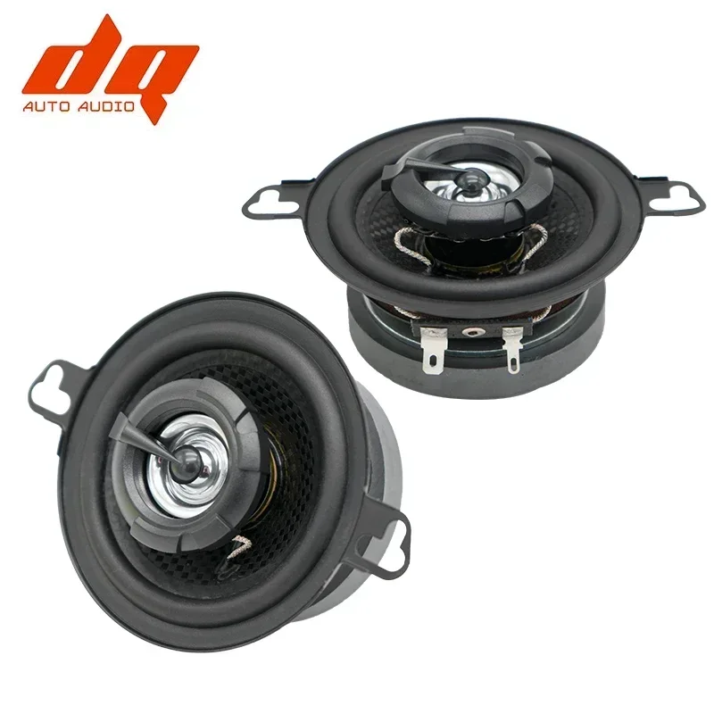 New 100W 3.5'' 2-way Coaxial Speaker Set Full Frequency 12V Tweeter Car Speaker Subwoofer Car Audio Speakers Parlantes Para Auto