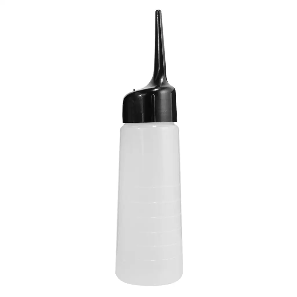 Salon White Applicator Bottle 150ML, Hair Coloring Dyeing Hair Applicator, Easy to Use, Plastic