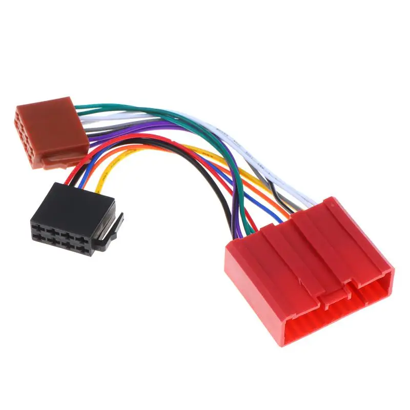 1PCS Metal Plastic  Car ISO Radio Plug Adapter Wiring Cable For For 2 3 6 MX5 For Ford Escape Ranger Laser Radio Plug