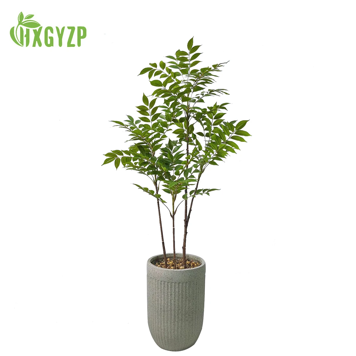 

133cm Artificial Tree With Pot Large Green Plants Potted Nantian Bamboo Home Decoration Living Room Office Indoor Outdoor Bonsai