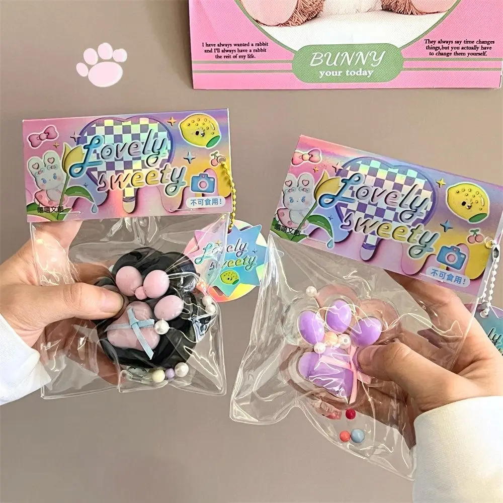 New Cute Squeeze Cat Paw Toys Soft Sticky Pinching Cat Paw Funny Gift TPR Decompressing Toy