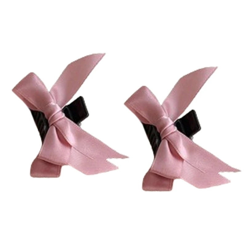 Small Hair Claws Clips Women Girls Ribbon Bowknot Clamps Hair Hairpins Sweet Hair Accessories DXAA