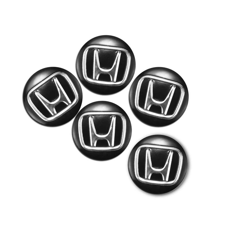 5/10 قطعة ملصقات شارة مفتاح السيارة المعدنية الألومنيوم لهوندا سيفيك صالح أكورد مقدمة CRV 5th City CRZ CRX Jazz HRV الطيار أوديسي