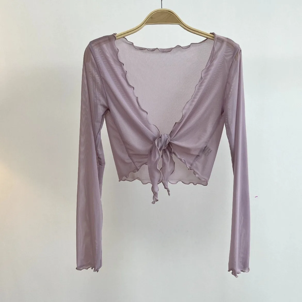 

Women's Summer Lace Sleeveless Cardigan Sun Protection Mesh Top with Strap Vest Outerwear Dance Practice Outer Layer Air Cond...