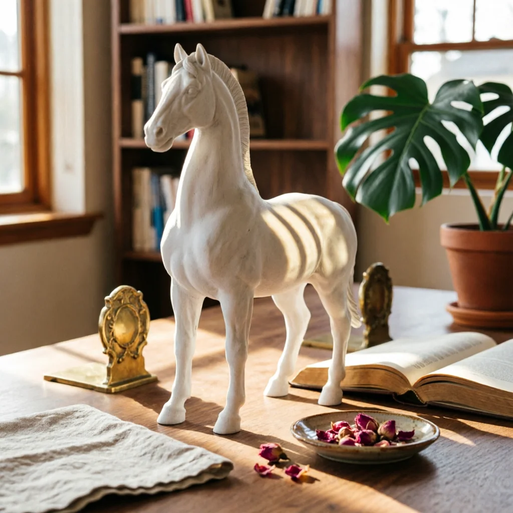 fermalibri-a-forma-di-testa-di-cavallo-design-retro-ed-estetico-decorazione-creativa-per-studio