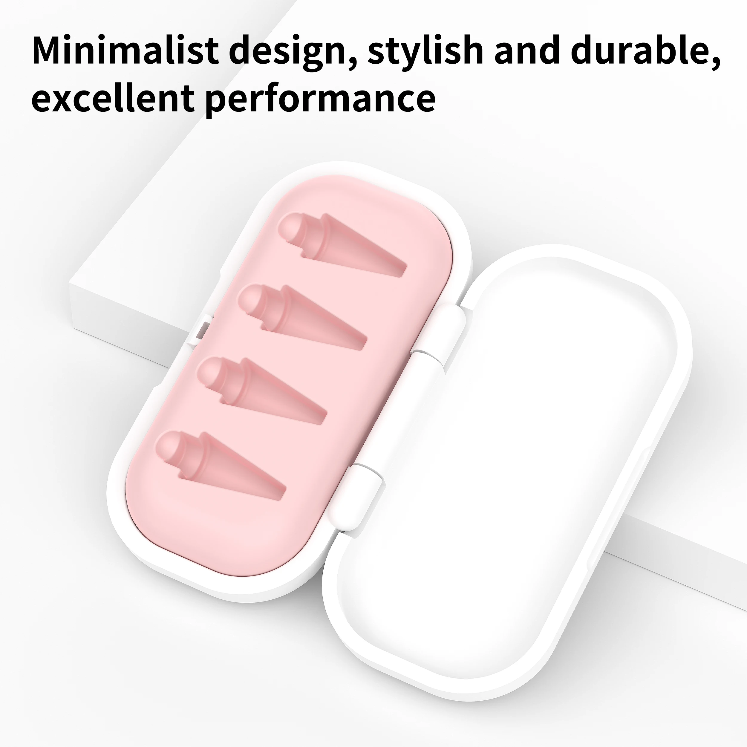 Portable Nib Storage Case For Apple Pencil 2nd Generation Anti-fall Lightweight Easy Storage ABS+PP Material Stylus Pen Tip Hold