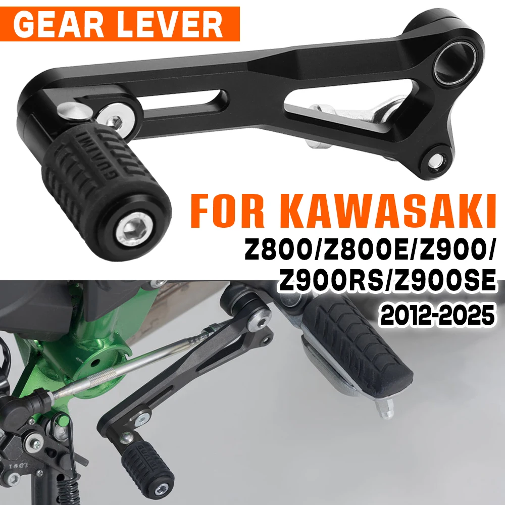 

Folding Adjustable Gear Shifter Shift Lever Pedal Motorcycle Parts For Kawasaki Z800 Z800 E 12-16 Z900 2025 Z 900SE Z900RS Cafe