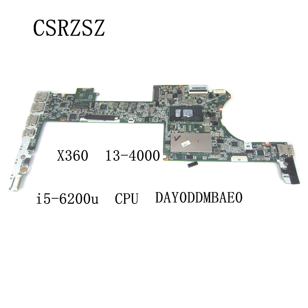 For HP Specter X360 13-4000 Laptop motherboard  DAY0DDMBAE0 with i5-6200u  CPU Tested ok