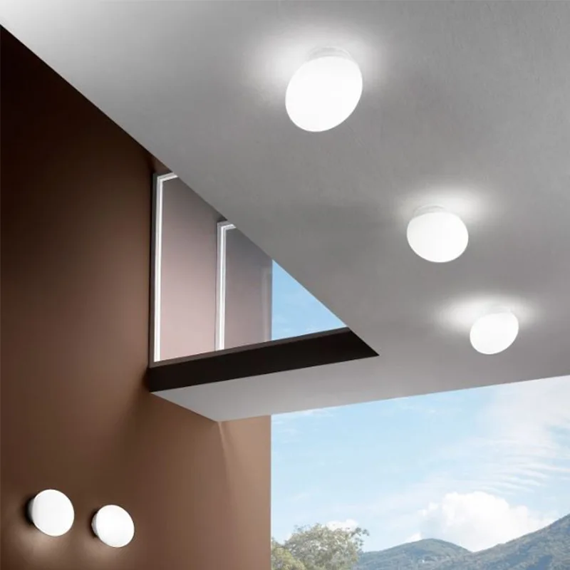 Imagem -03 - Vidro Moderno Luz de Parede Itália Foscarini Gregg Lâmpada de Parede Led Irregular Decoração da Parede Arandelas Cozinha Sala Jantar Loft Luminária