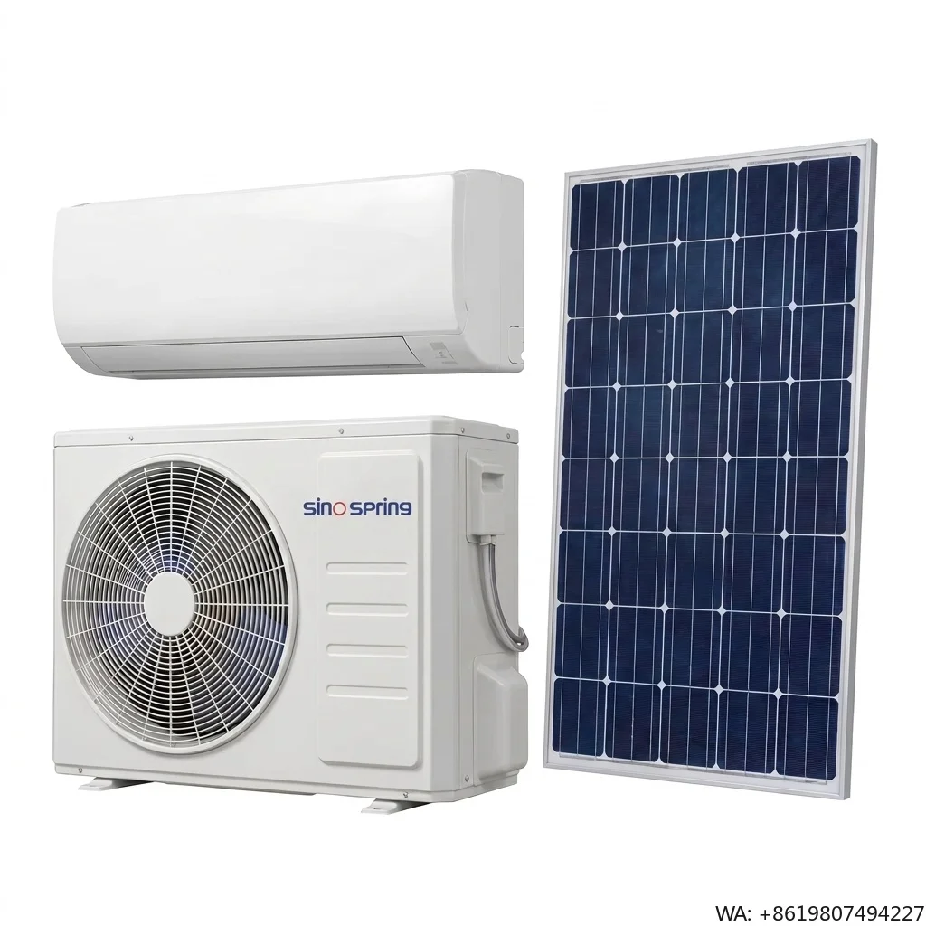 Hot Sale Solar Air Conditioner Photovoltaic Aircon No Inverter Needed Hybrid ACDC 100% Off-grid 9000-24000BTU Smart WIFI APP