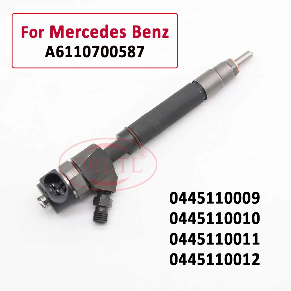 

0445110012 0445110009 Common Rail Fuel Injector 0 445 110 012 Diesel A6110700587 0445110010 0445110011 For Mercedes-Benz CAR