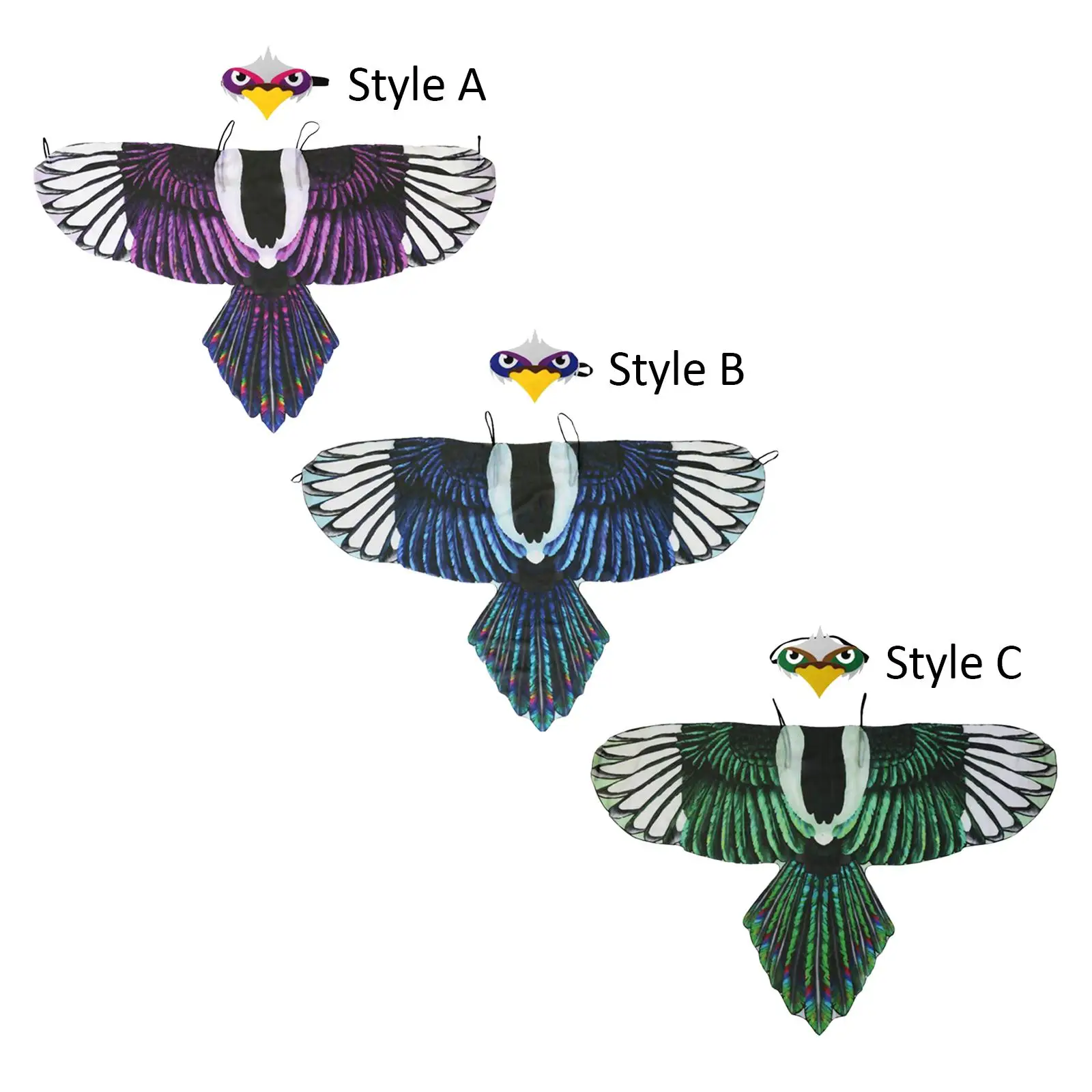 Eagle Bird Wings Costumes And Mask ,Eagle Dress Up Cape ,Cosplay Wings for Cosplay