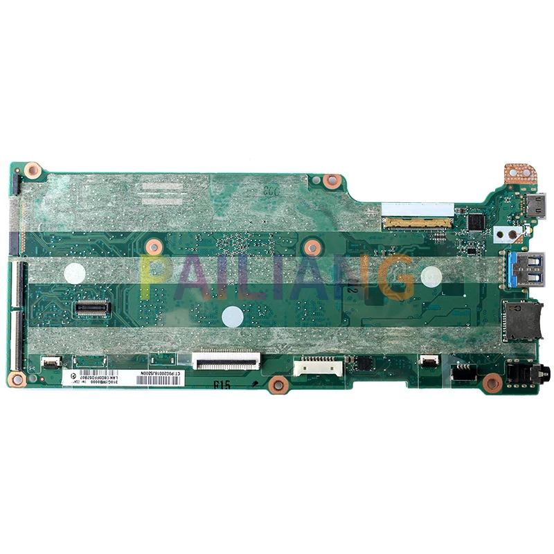 Mainnotebook Mainboard N3350 CPU dengan RAM SSD Laptop Motherboard diuji penuh