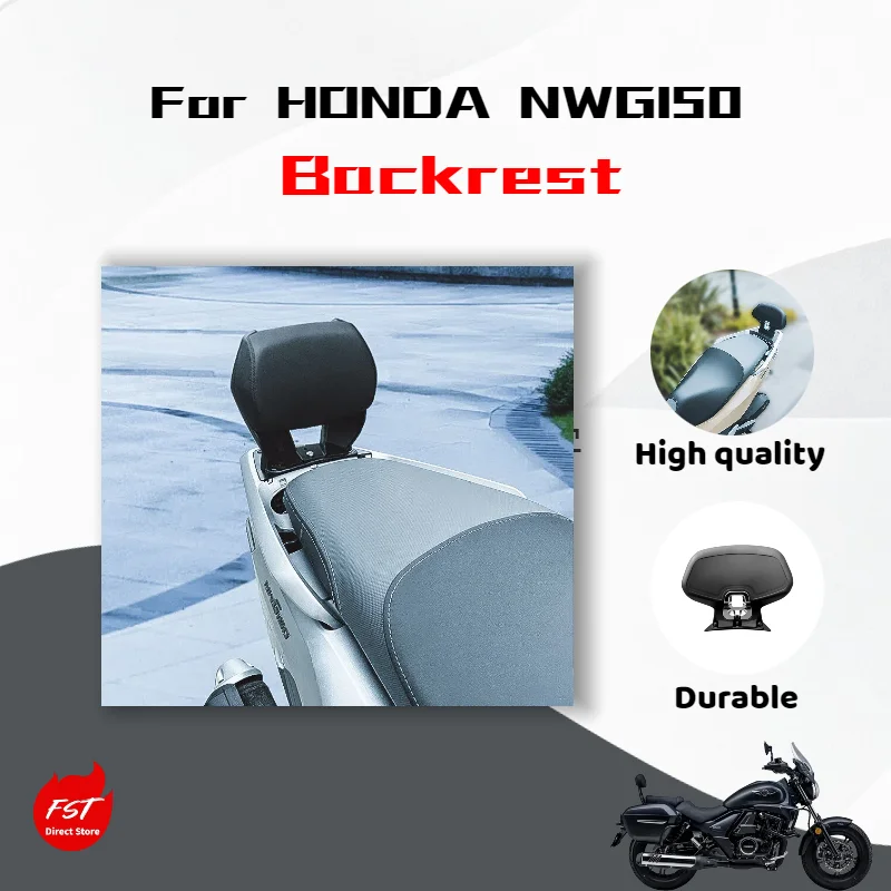 For Honda NWG150 Backrest Modification Suitable for Passenger Backrest Heightening and Lower Back Support