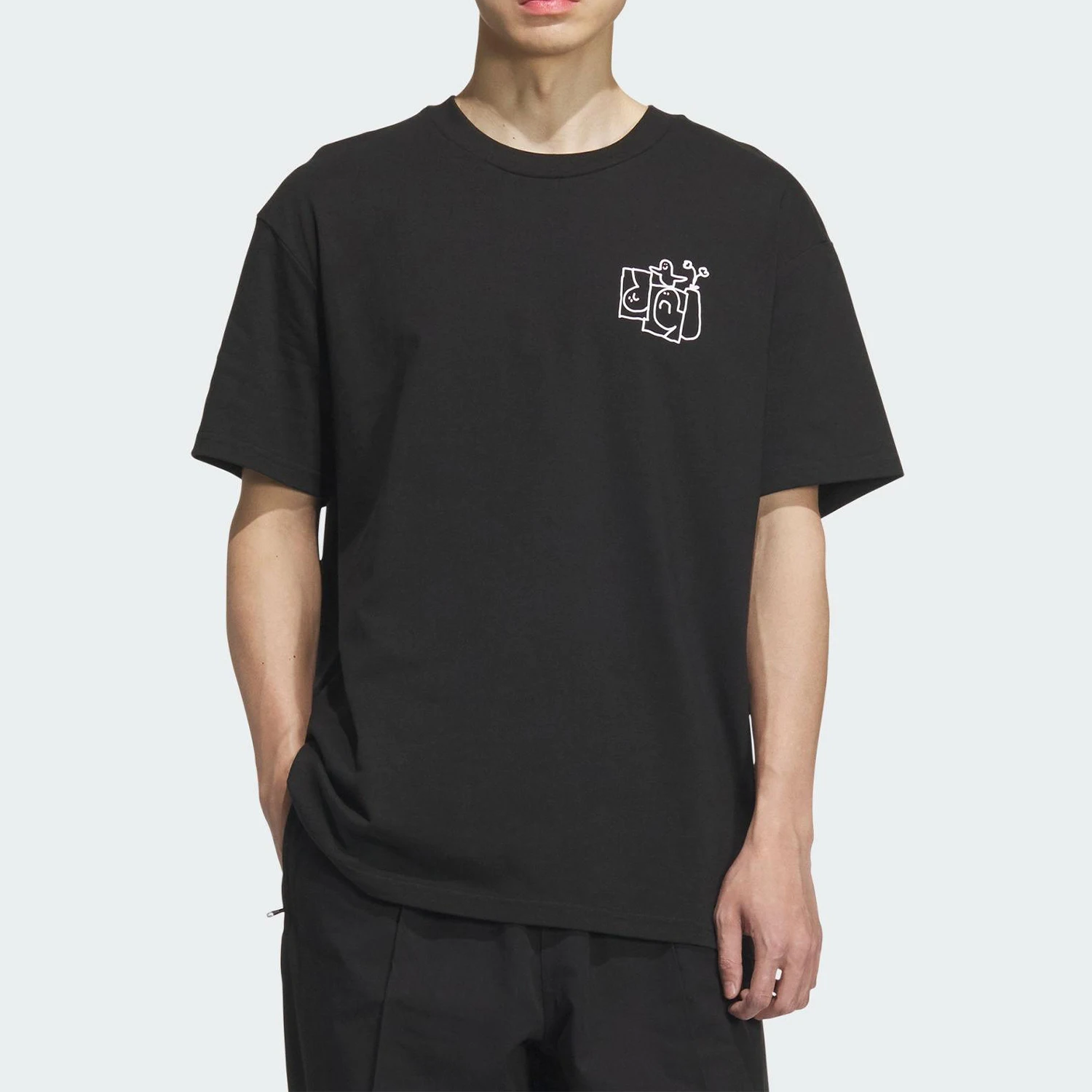 

Adidas genuine Originals Unisex Loose Creative Art Breathable Short-Sleeve KD1871