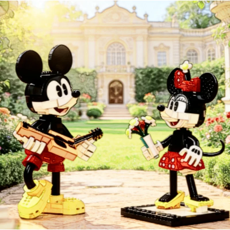 In Shock New Ornaments Building Blocks Micked And Minning Models Girlfriend Gifts Diy Toys Assembled Christmas Gifts Newlywed - view 2