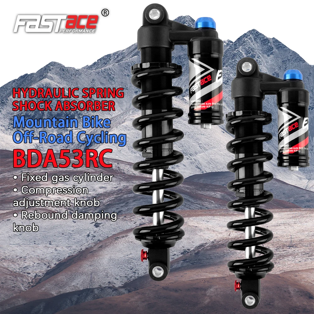 Fastace-Downhill bicicleta elétrica Shock Absorber, MTB suspensão