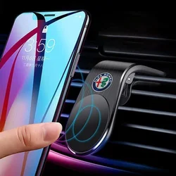 Magnetic Car Mobile Phone Holder Universal Mobile Phone Holder For Alfa Romeo 159 Giulietta 147 Mito Giulia 156 166 GT Stelvio