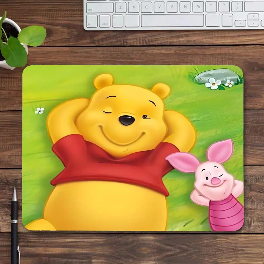 Winnie the Pooh Mouse Pad Ultrafine Surface Gaming Accessories Keyboard Pads Gamer Mouse Mat Rubber Desk Mat